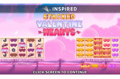 Inspired Launches Stacked Valentine Hearts Slot Machine